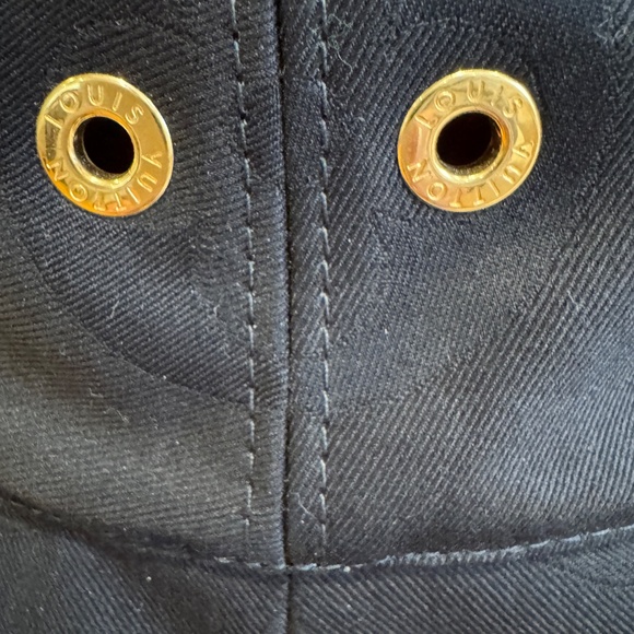 LOUIS VUITTON Bucket Hat Daily Glam Black Beige M7164M MED main image 12
